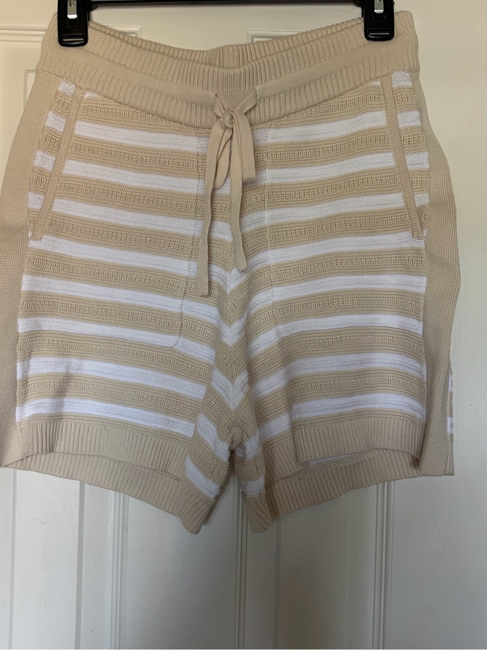 Haven Well Within Organic Cotton Crochet Striped Shorts Size Small - Picture 8 of 9